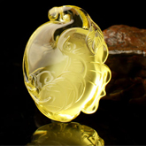 天然琥珀蜜蠟吊墜